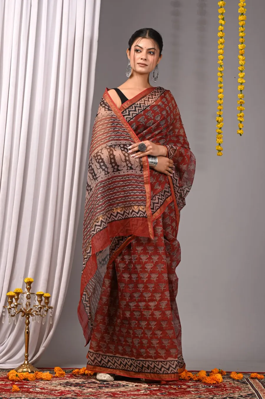 Lightweight & Breathable Kota Cotton Saree